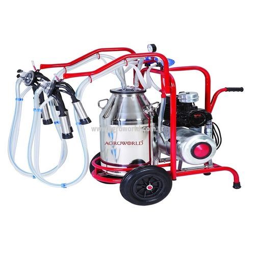 Cow milking machine - AW-BT/VT - AGROWORLD - >4 / gasoline / mobile