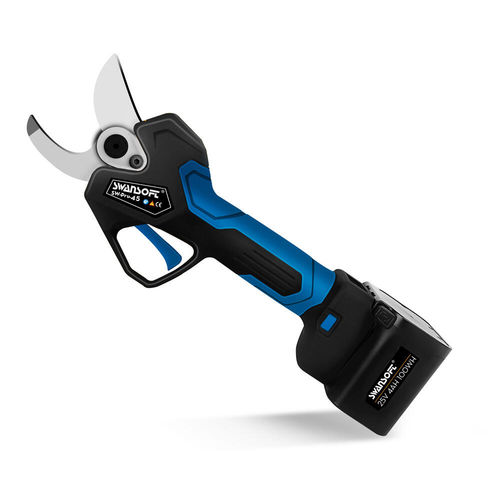 Electric pruning shears - SW-PRU45 - SWANSOFT Machinery Co.,Ltd - vineyard / for garden / for olive trees