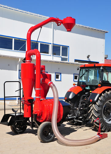 Grain conveyor - T 480 - POM Augustów Sp. z o.o. - pressure feed suction / flexible / mobile