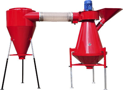 Grain separator - M 502/1 - POM Augustów Sp. z o.o. - air / gravity / pneumatic