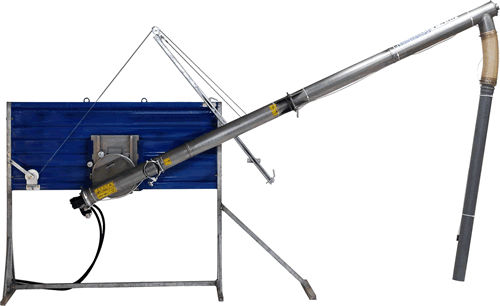 Hydraulic conveyor - Т 458 - POM Augustów Sp. z o.o. - for grain / screw / with hydraulic adjustment