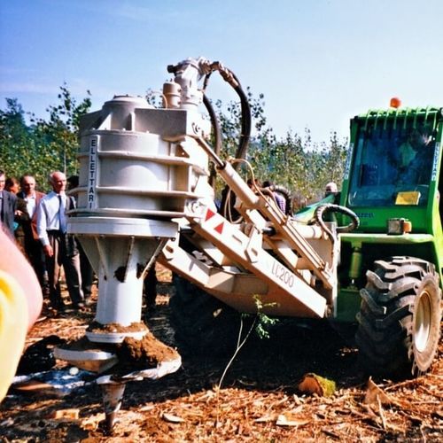 Vertical stump grinder - Elefante 210 - ELLETTARI LUCA Sas - for loaders / hydraulic drive