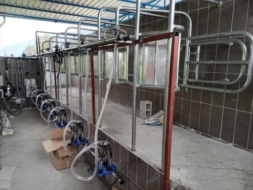 Cow milking parlour - TUGRA Çiftik Ekimanlari Tarim Hayv. San. ve Tic. Ltd. Sti. - parallel
