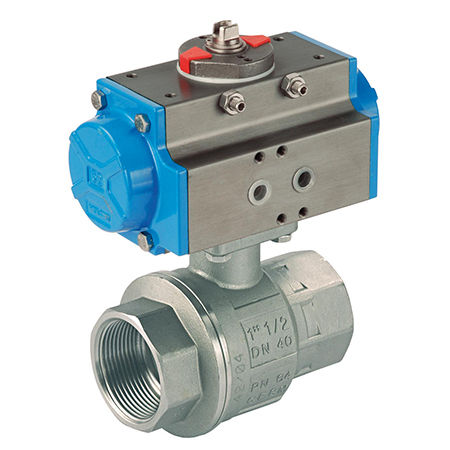 Ball valve - P70008 series - Comparato Nello S.r.l. - regulating / pneumatic / stainless steel