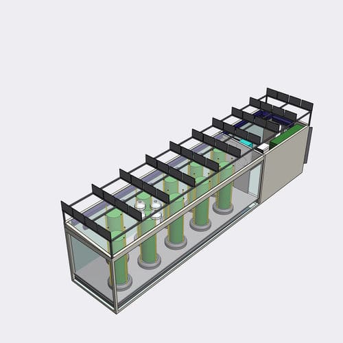 Vertical soilless system - SMART ONE - Agricube - for baby leaf crops / automated / indoor