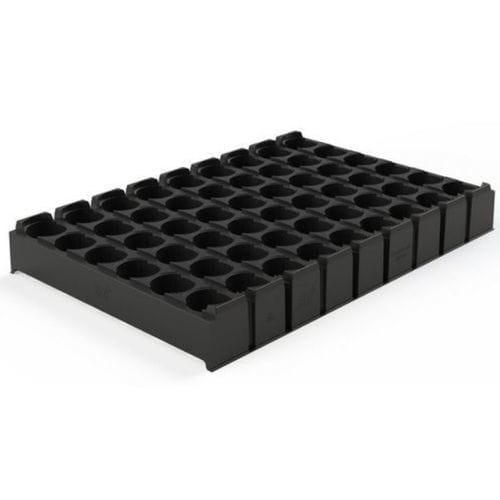 Plastic plug tray - EverGrow  - BCC FiberCell - recyclable / round
