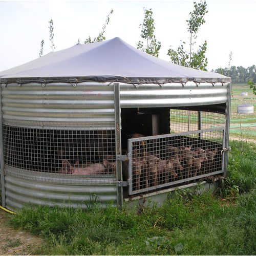 Pig livestock building - Technigîte® GC post-sevrage - PLEIN AIR CONCEPT