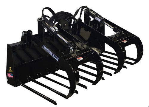 Tree nursery container combi grapple - Big Tool Rack - handling
