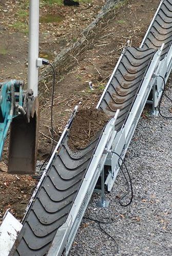 Belt conveyor - TUFFBELT - Tufftruk Ltd - mobile / with scraper