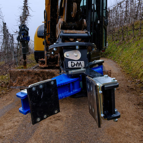 Agricultural log grapple - COSTRUZIONI METALLICHE DM di Dario Marignoni - for excavators / for uprooting / with cutting blade