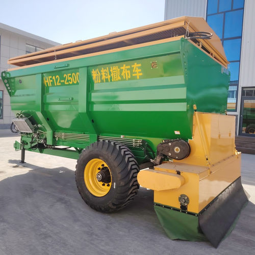 Towed manure spreader - HF8 series - QuFu HuiFu Machinery Manufacturing Co., Ltd. - single-axle