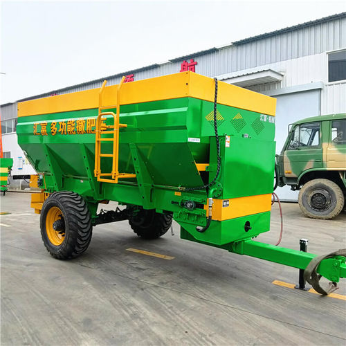 Towed manure spreader - 2FGH series - QuFu HuiFu Machinery Manufacturing Co., Ltd. - horizontals beaters / tandem / single-axle