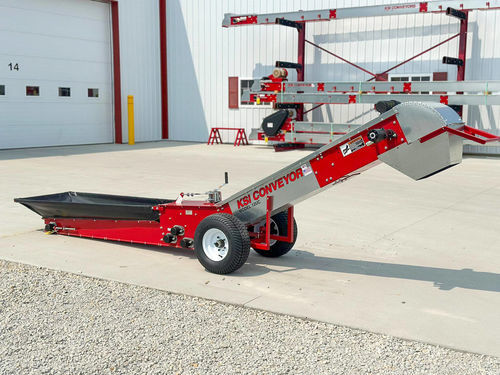 Grain conveyor - 12UC Undercar  - KSi Conveyor, Inc. - belt / flexible / hydraulic