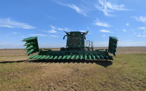 Corn head - Bish Enterprises - rigid / draper / folding