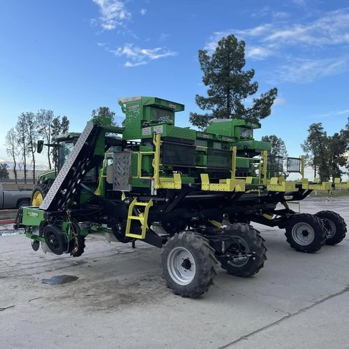 Vegetable transplanter - 6SP-W - Agriplant NV - automatic / 6-rows / towed