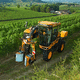 mechanical leaf remover / mounted / double / reversible