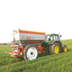 towed fertilizer spreader / solid / wide / multipurpose