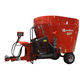 vertical mixer / trailed / single-auger / with weighing system