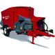 vertical mixer / trailed / 2-auger / with weighing system