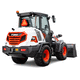 rubber-tired loader / compact / with cab