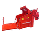 semi-mounted straw blower / mounted / bedding / for round bales