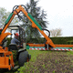 hydraulic hedge cutter / tractor-mounted