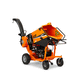 self-propelled bio shredder / wheeled / gasoline engine / hydraulic supply
