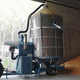 grain dryer / mobile / wheeled