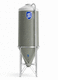mineral silo / fiberglass / cone-bottom / modular