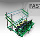 tomato transplanter / tobacco / manual / 2-row