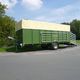 cattle trailer / single-axle / monocoque