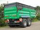 hook lift trailer / tipping / tandem axle / agricultural