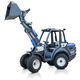 rubber-tired loader / with cab / compact / mini