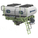 mounted fertilizer distributor / liquid / dry / ISOBUS