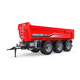 dump trailer / tipping / 3-axle / agricultural