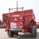 towed fertilizer spreader / dry / double-disc