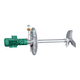horizontal agitator / electrically-powered / side-mounted