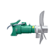 horizontal agitator / submersible / stainless steel / electrically-powered