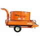 towed straw blower / bedding / feeding / for round bales