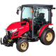hydrostatic tractor / with cab / 3-point hitch / front PTO