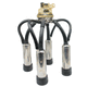 cattle milking cluster / 4 teat cups / with shut-off clutch