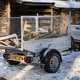 tipping trailer / single-axle / agricultural / forestry