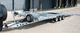 flatbed trailer / mounted / 3-axle / agricultural