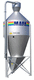 grain silo / metal / round / cone-bottom