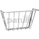 horse hay rack / steel / wall-mounted / single access