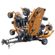 landscaping finishing mower / rear-mount / PTO-driven / chain