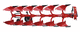 mouldboard plough / mounted / 1-10 shank / reversible