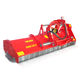 offset mulcher / flail / for row crops / hydraulic