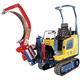 self-propelled rootballing machine