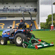 landscaping rotary cutter / rear-mount / PTO-driven / with roller conditioner